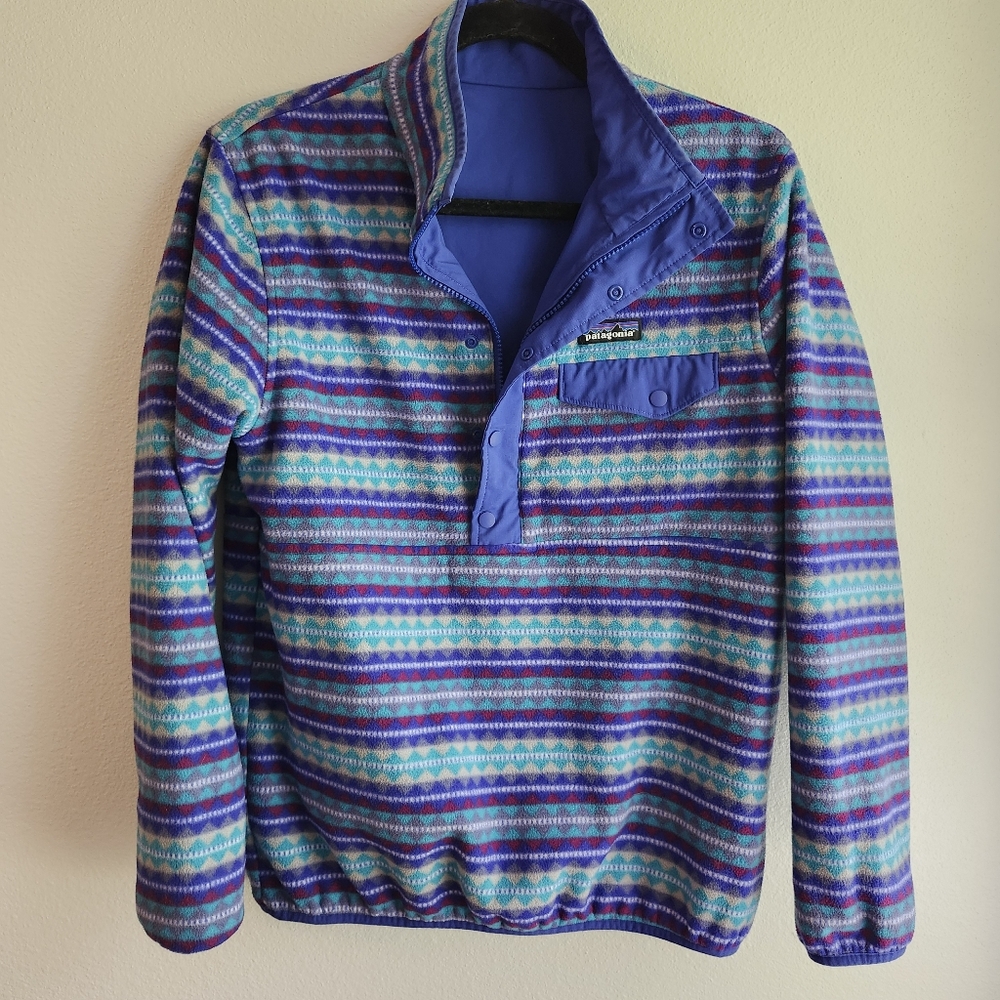 Patagonia Reversible Pullover Fleece Sz Small